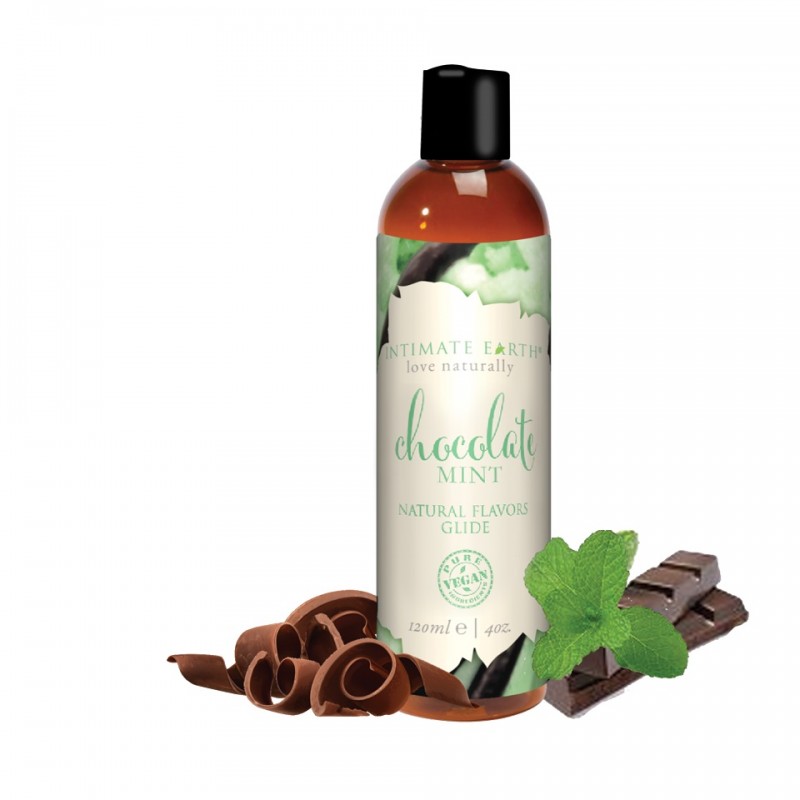 Intimate Earth Chocolate Mint Water Based Flavoured Lubricant 120ml
